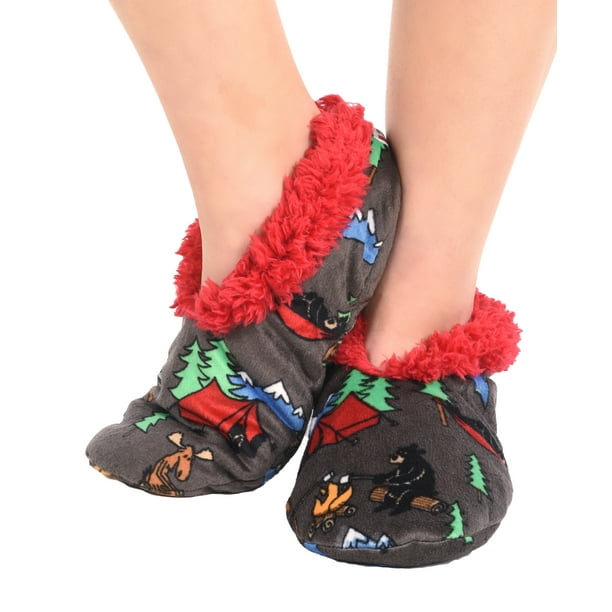 Lazy One Mooody in the Morning Cow Slipper Socks Lazy One Mooody in the Morning Cow Slipper Socks